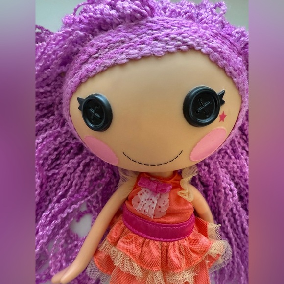 Lalaloopsy Peanut Big Top Full Size Yarn Purple Hair Big Doll - Picture 3 of 8